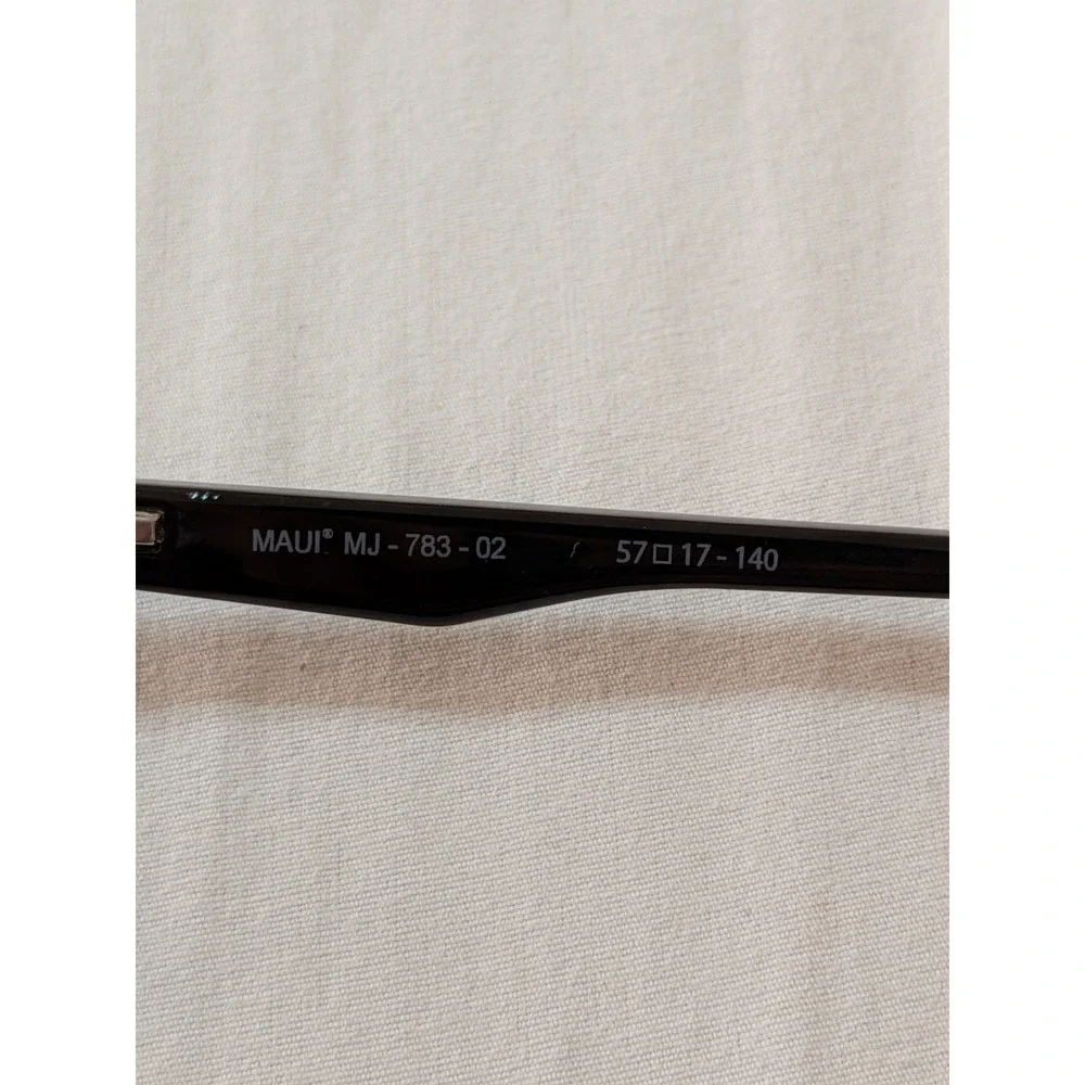 Maui Jim SUGAR CANE MJ 783-02 Women's Polarized Black Sunglasses Gray 57-17 140